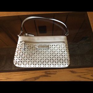 Diamond Cut White Dana Buchman Wristlet